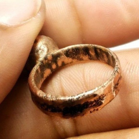 Tiger Eye Sphere Ring Size 5 - Picture 8 of 8